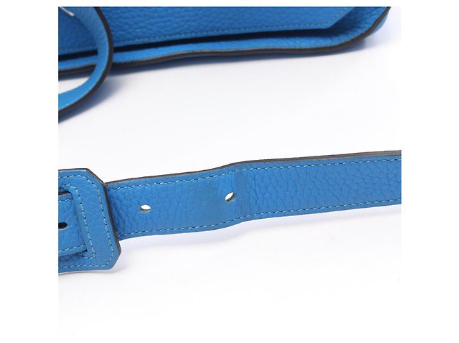 Hermès Borsa a Spalla Hermes Jypsiere 28 Blu - vista 10