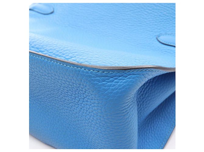 Hermès Borsa a Spalla Hermes Jypsiere 28 Blu - vista 9