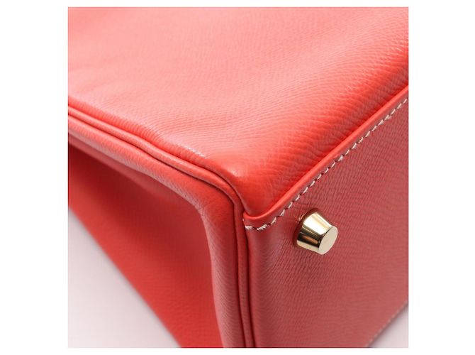 Hermès Borsa Hermes Candy Kelly 35 Marrone Rosa - vista 7