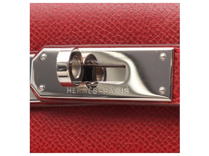Hermès Borsa Hermes Kelly 28 Rouge Vif Rosso - vista 12