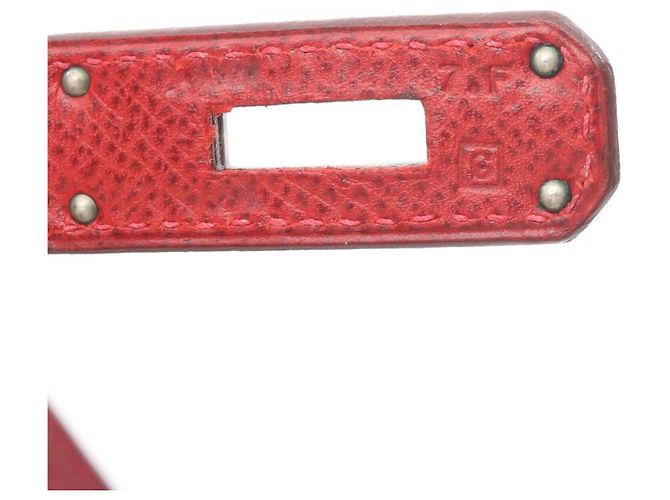 Hermès Borsa Hermes Kelly 28 Rouge Vif Rosso - vista 5