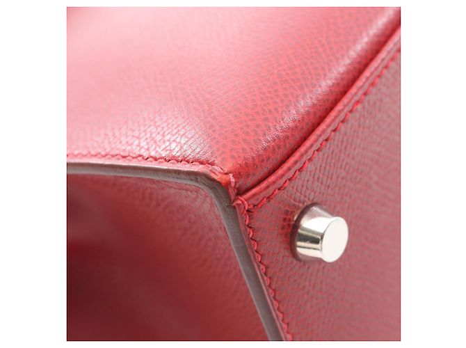 Hermès Borsa Hermes Kelly 28 Rouge Vif Rosso - vista 8