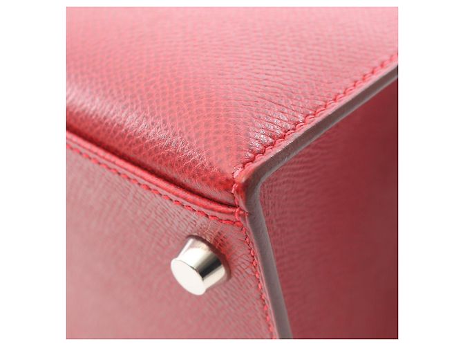 Hermès Borsa Hermes Kelly 28 Rouge Vif Rosso - vista 9