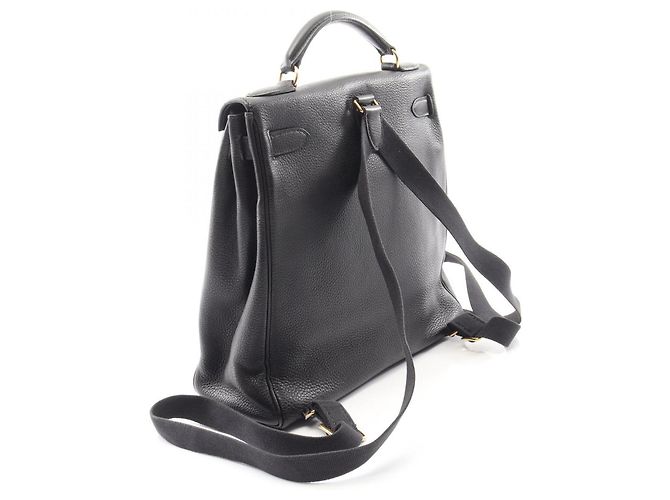 Hermès Zaino/Borsa Hermes Kelly Ad GM Nero - vista 2