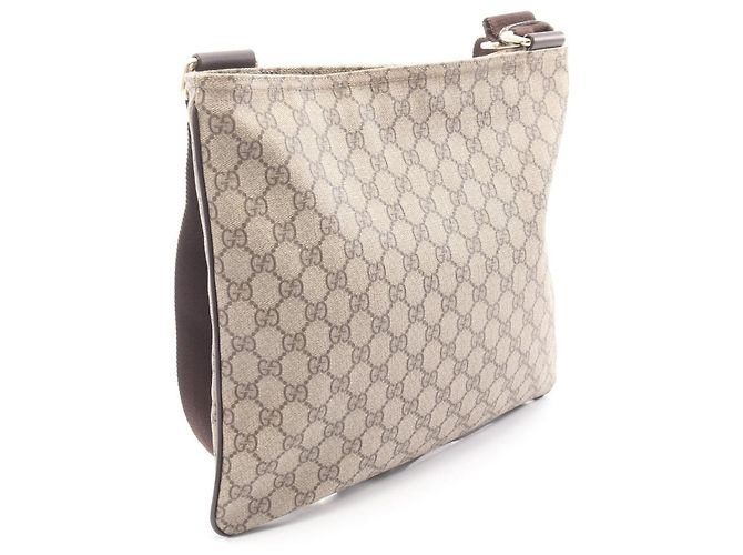 Borsa a tracolla/Borsa a mano Gucci GG Supreme Marrone Beige - vista 2
