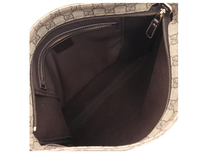 Borsa a tracolla/Borsa a mano Gucci GG Supreme Marrone Beige - vista 3