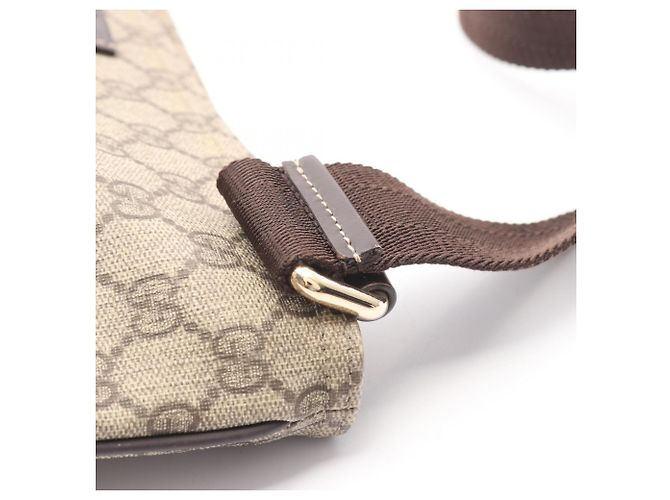 Borsa a tracolla/Borsa a mano Gucci GG Supreme Marrone Beige - vista 7