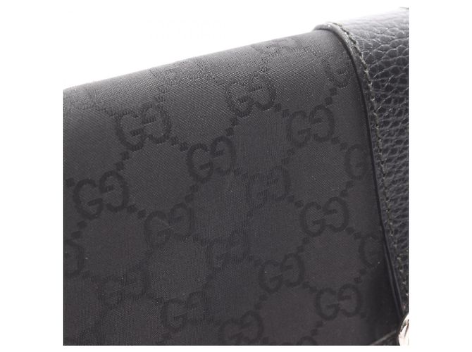 Gucci GG Muster Bauchtasche Schwarz - Ansicht 8