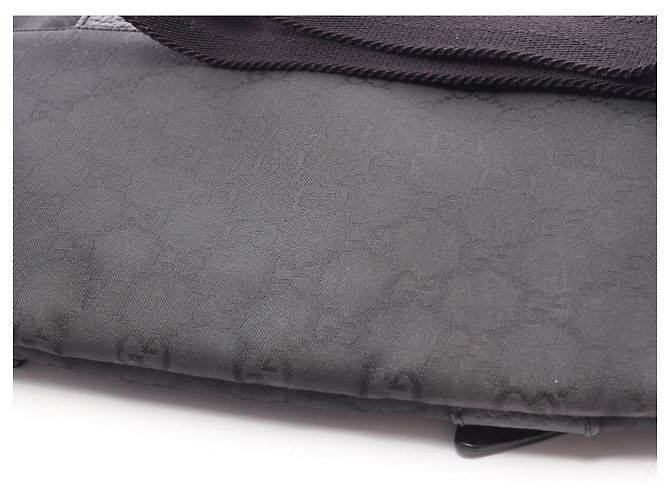 Gucci GG Muster Bauchtasche Schwarz - Ansicht 9