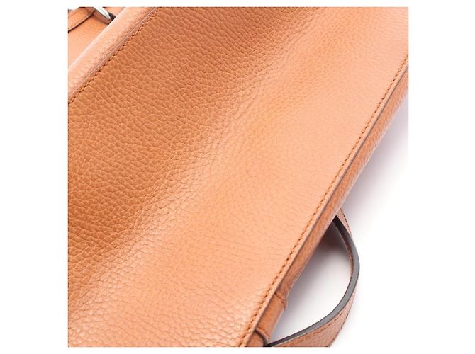 Gucci Interlocking G Charm 2-Way Tote/Handtasche Braun - Ansicht 10