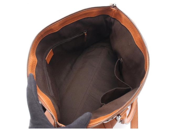 Gucci Interlocking G Charm 2-Way Tote/Handtasche Braun - Ansicht 3