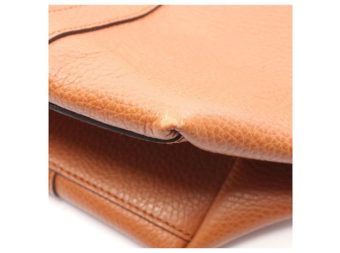 Gucci Interlocking G Charm 2-Way Tote/Handtasche Braun - Ansicht 5