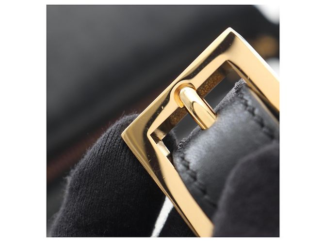 Borsa a Spalla Fendi Zucchino Nero - vista 7