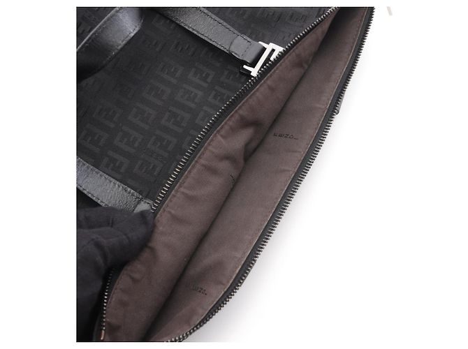 Fendi Zucchino Tote Bag Schwarz - Ansicht 11