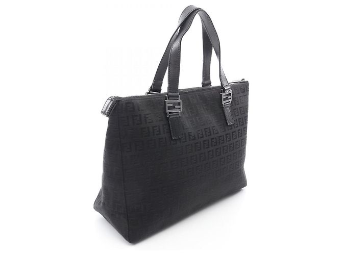Fendi Zucchino Tote Bag Schwarz - Ansicht 2