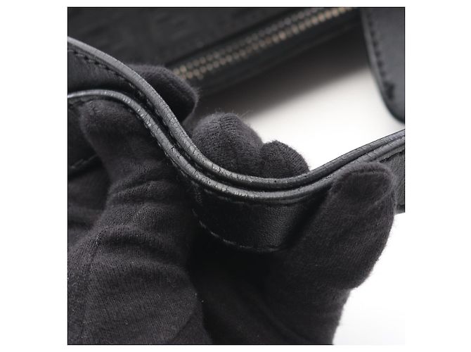 Fendi Zucchino Tote Bag Schwarz - Ansicht 8