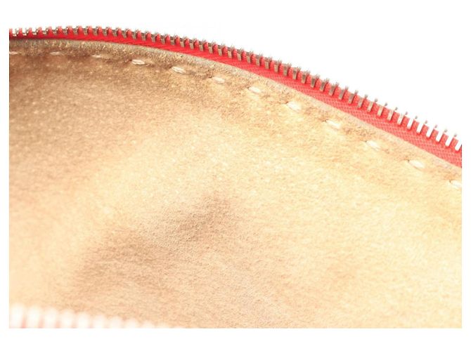 Borsa a Spalla Fendi Selleria Rosso - vista 12