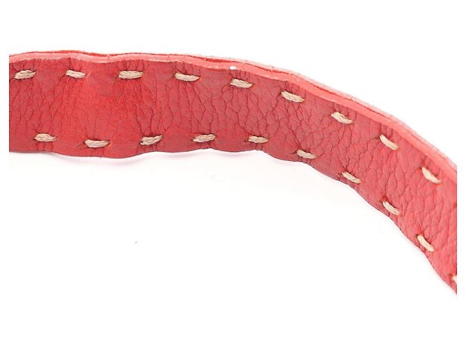 Borsa a Spalla Fendi Selleria Rosso - vista 5