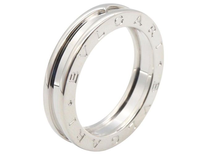Bulgari Anello Bvlgari B-zero1 1-Band in oro bianco 18K Argento - vista 3