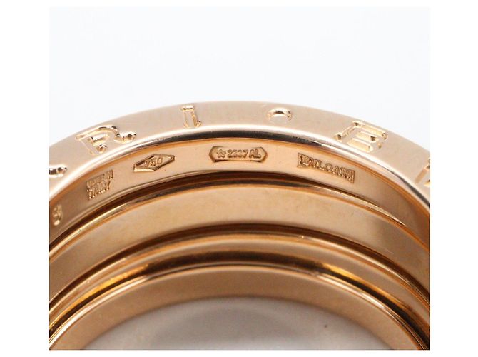 Bulgari Anello Bvlgari B-zero1 3-Band in oro rosa D'oro - vista 4