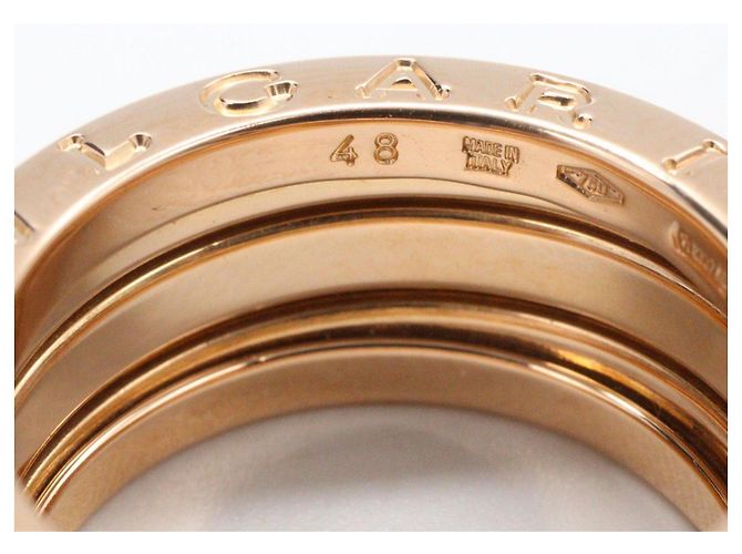 Bulgari Anello Bvlgari B-zero1 3-Band in oro rosa D'oro - vista 5