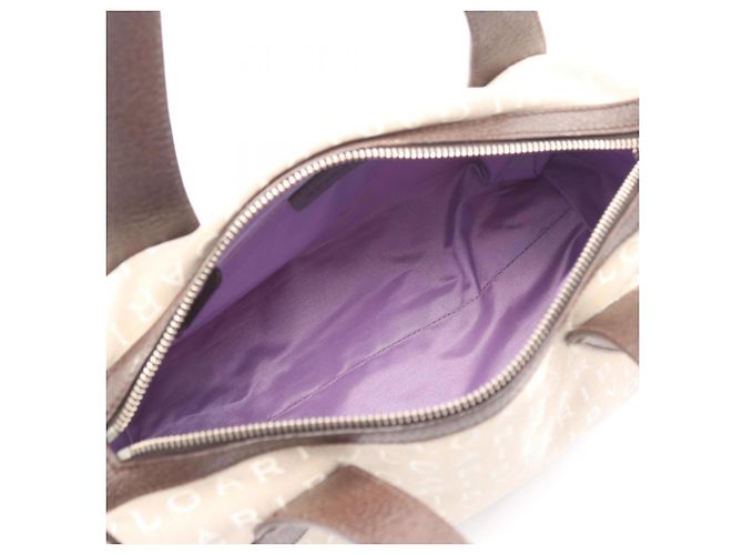 Bulgari Borsa Bvlgari Logomania Marrone Beige - vista 3