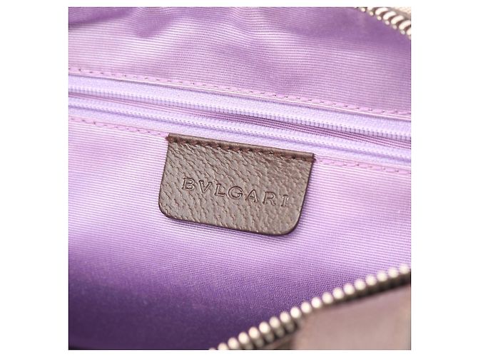 Bulgari Borsa Bvlgari Logomania Marrone Beige - vista 4