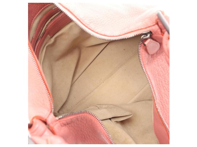 Bolso de hombro de cuero Intrecciato Bottega Veneta Rosa - vista 3
