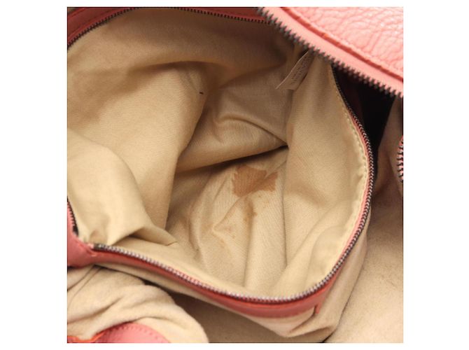 Bolso de hombro de cuero Intrecciato Bottega Veneta Rosa - vista 8