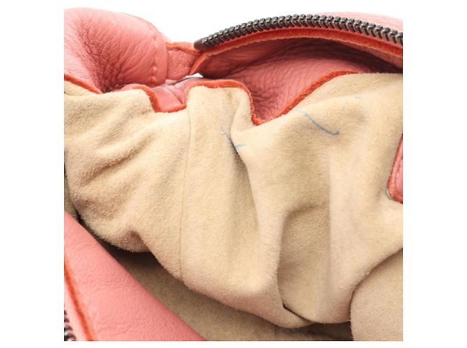 Bolso de hombro de cuero Intrecciato Bottega Veneta Rosa - vista 9