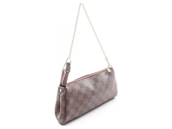 Borsa 2-Way Louis Vuitton Eva Damier Ebene Marrone - vista 2