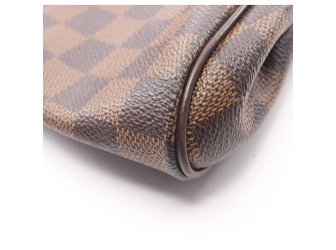 Borsa 2-Way Louis Vuitton Eva Damier Ebene Marrone - vista 7