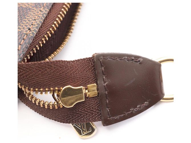 Borsa 2-Way Louis Vuitton Eva Damier Ebene Marrone - vista 9