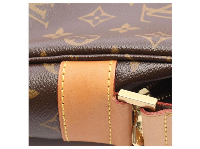 Borsa Louis Vuitton Bosphore Monogram Marrone - vista 9