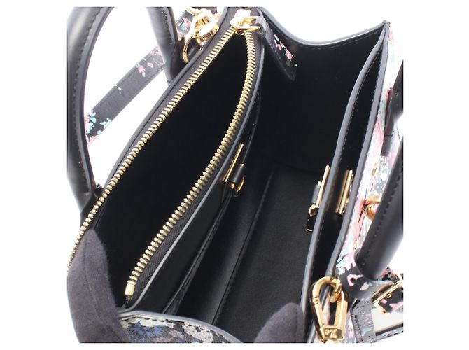 Borsa 2-Way Louis Vuitton City Steamer Mini Liberty Rose Nero Rosa Multicolore - vista 3