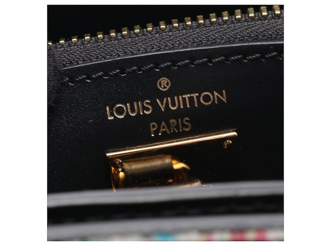 Borsa 2-Way Louis Vuitton City Steamer Mini Liberty Rose Nero Rosa Multicolore - vista 4