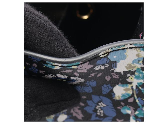 Borsa 2-Way Louis Vuitton City Steamer Mini Liberty Rose Nero Rosa Multicolore - vista 6