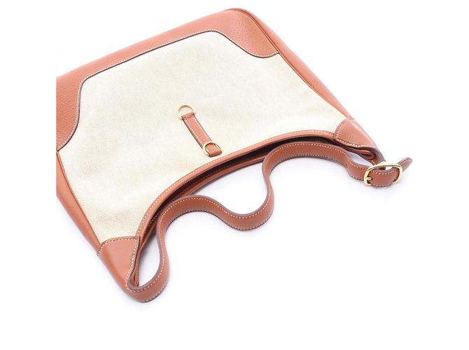 Hermès Borsa a tracolla Hermes Trim 31 Marrone Beige - vista 5