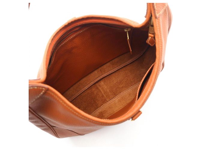 Hermès Borsa a Spalla Hermes Trim 31 Gold Marrone - vista 3