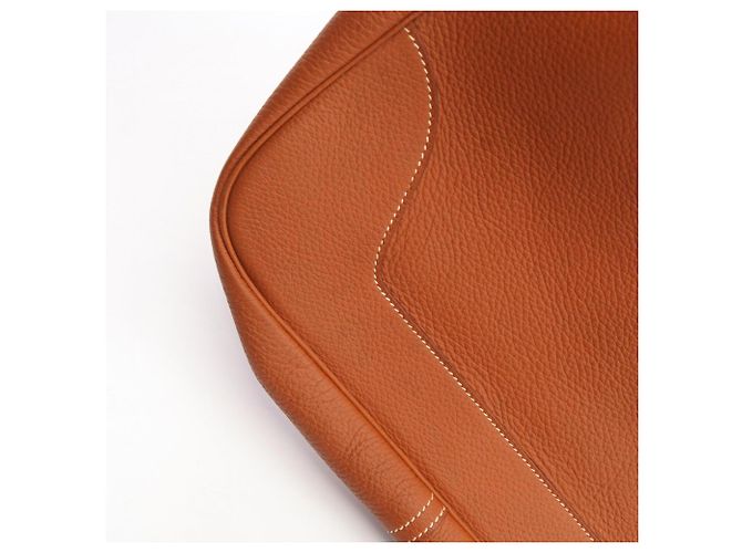 Hermès Borsa a Spalla Hermes Trim 31 Gold Marrone - vista 6