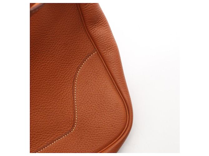Hermès Borsa a Spalla Hermes Trim 31 Gold Marrone - vista 7