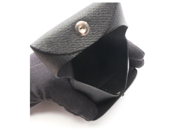 Monedero Bastia en piel Epsom negro Hermès - vista 4