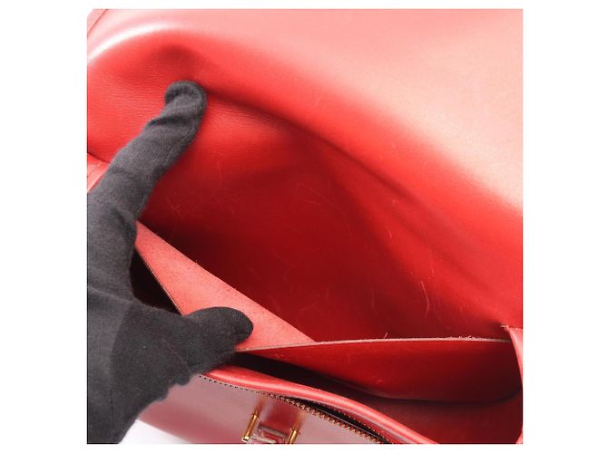 Hermès Borsa a tracolla Hermes Baldo Golf Rouge Vif Rosso - vista 11
