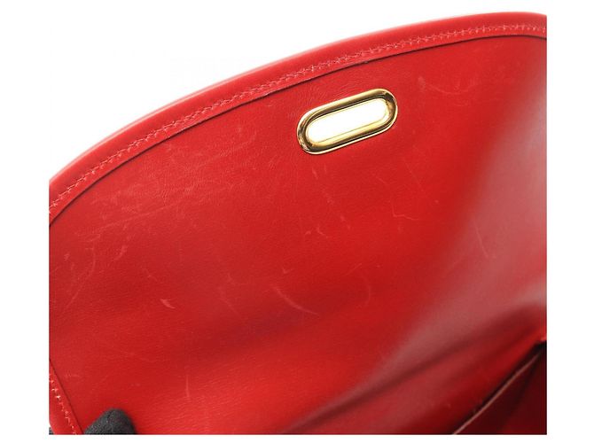 Hermès Borsa a tracolla Hermes Baldo Golf Rouge Vif Rosso - vista 12