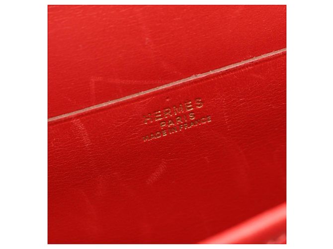 Hermès Borsa a tracolla Hermes Baldo Golf Rouge Vif Rosso - vista 4