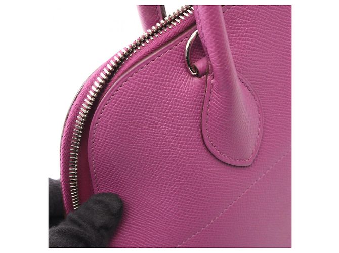 Hermès Borsa Hermes Bolide 31 in Cyclamen Porpora Fuschia - vista 12