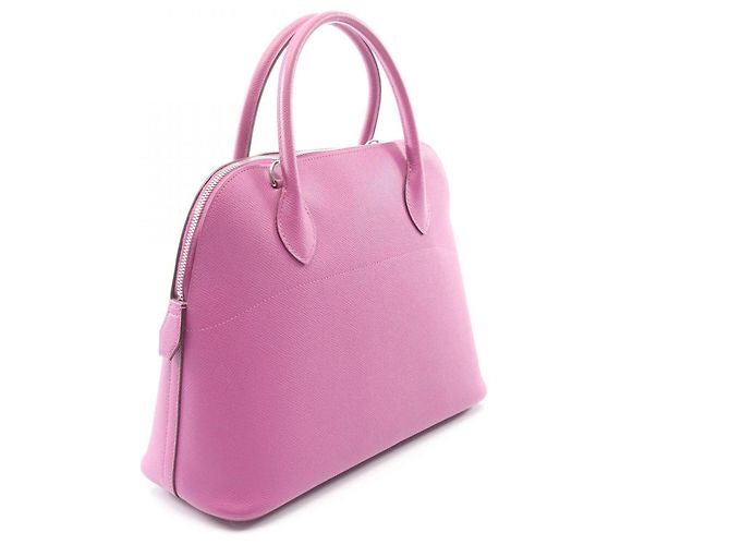 Hermès Borsa Hermes Bolide 31 in Cyclamen Porpora Fuschia - vista 2
