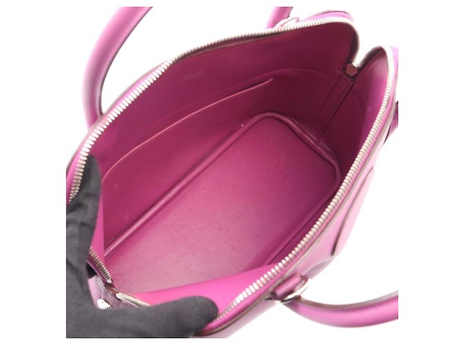 Hermès Borsa Hermes Bolide 31 in Cyclamen Porpora Fuschia - vista 3