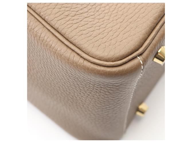 Hermès Borsa a tracolla Hermes Lindy 26 Etoupe Marrone Taupe - vista 6