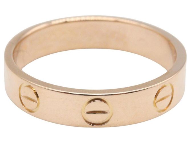 Anello Mini Love di Cartier in oro rosa 18K D'oro - vista 2